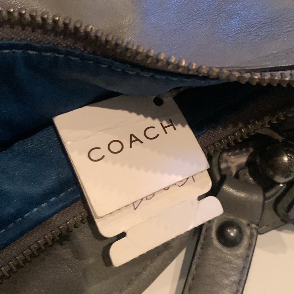 Coach Grey Leather Kristin Handbag - Picture 10 of 11